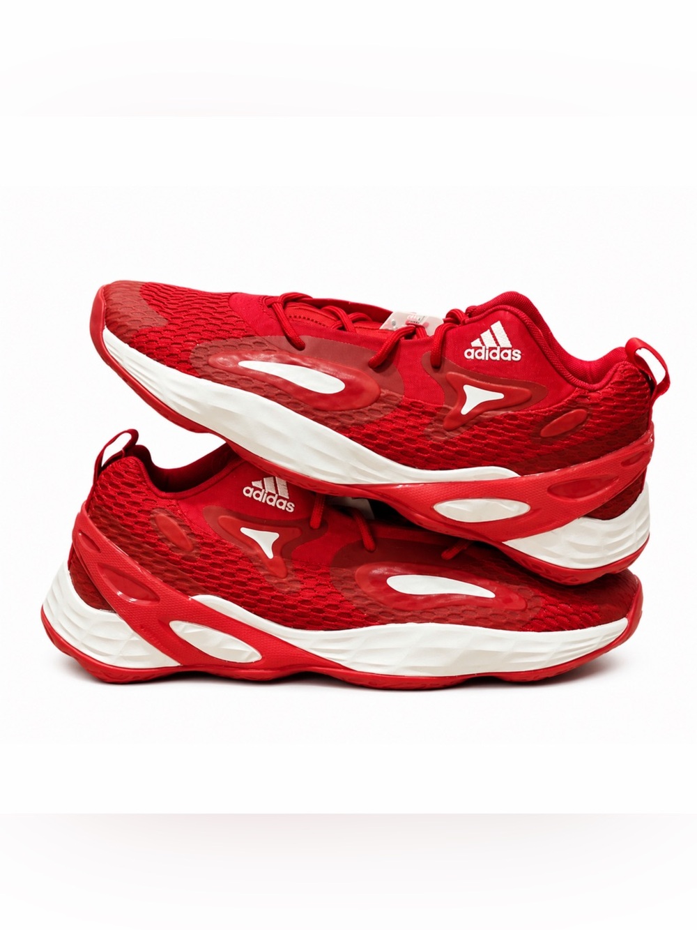 Adidas “Exhibit A” - Men’s Size 12.5 - Red/White - (GW7925) - Basketball Shoes